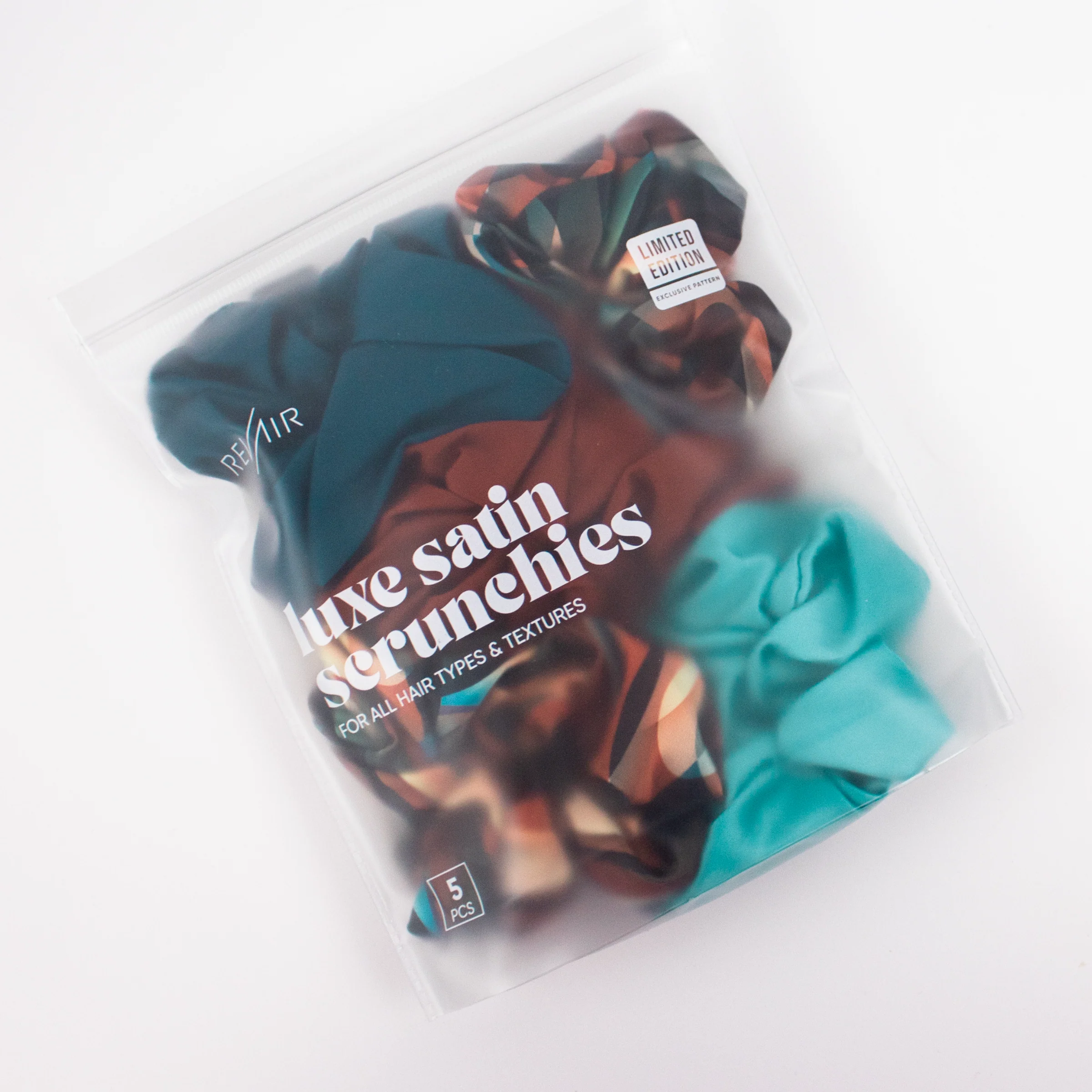 Luxe Satin Scrunchies (5-pack) - Limited Edition Cinnamon Swirl Collection - Image 10